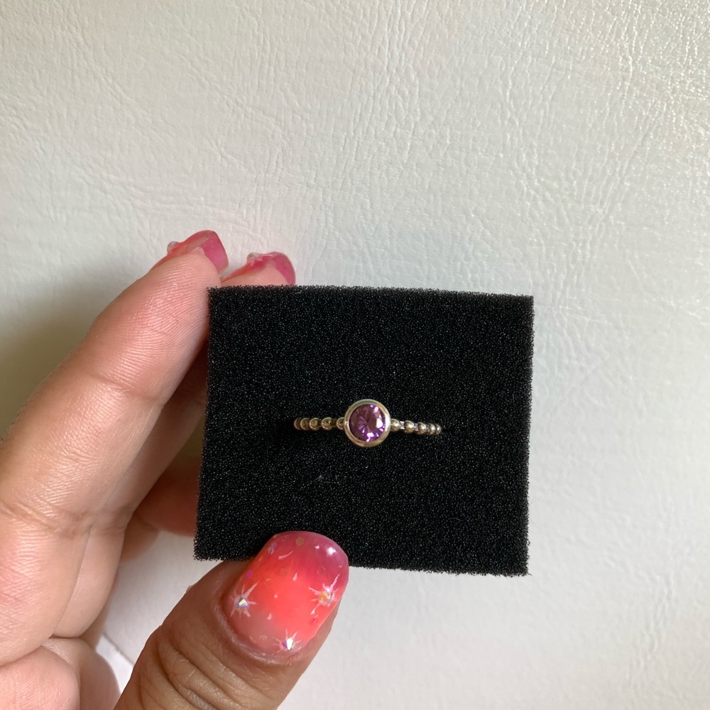 Ring w/ Purple Gemstone